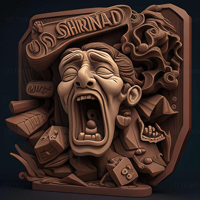 3D model Chaos on Deponia game (STL)